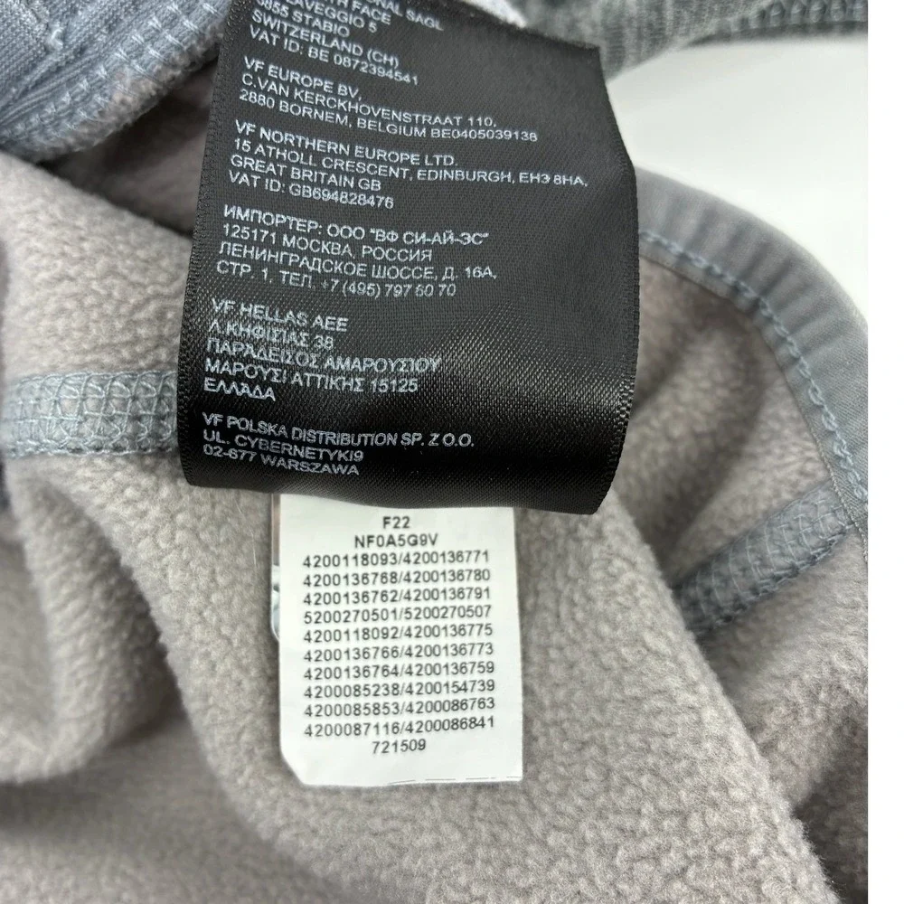 The North Face Skyline Full Zip Fleece Jacket Mens XXL Grey Heather NF0A5G9V